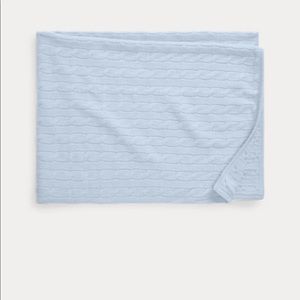 ISO Ralph Lauren Baby Cashmere Blanket Pearl Blue